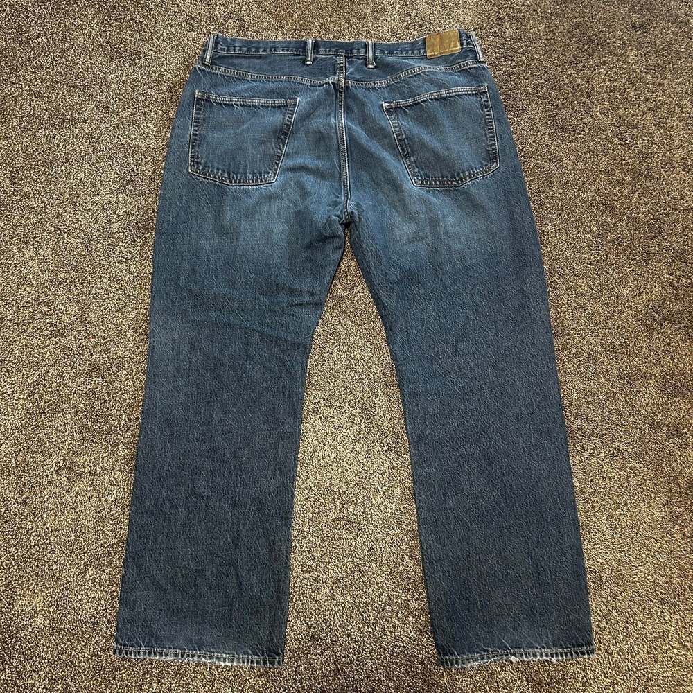 Gap Relaxed Jeans Mens 38x32 Blue Good Distressed Paint Splatter Denim - Picture 3 of 5